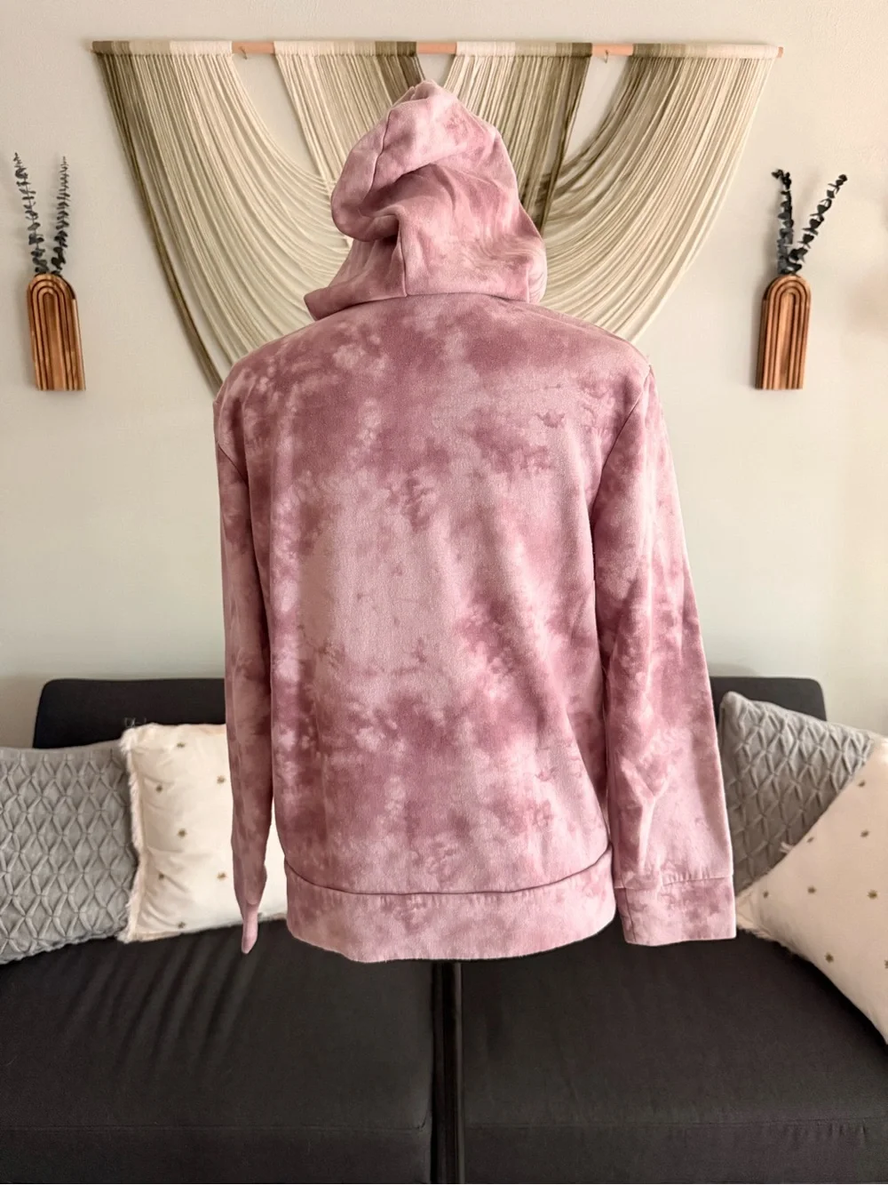 3/$25 Old Navy Pink Tie-Dye Zip Hoodie for Kids Sz 14-16